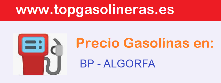 Precios gasolina en BP - algorfa